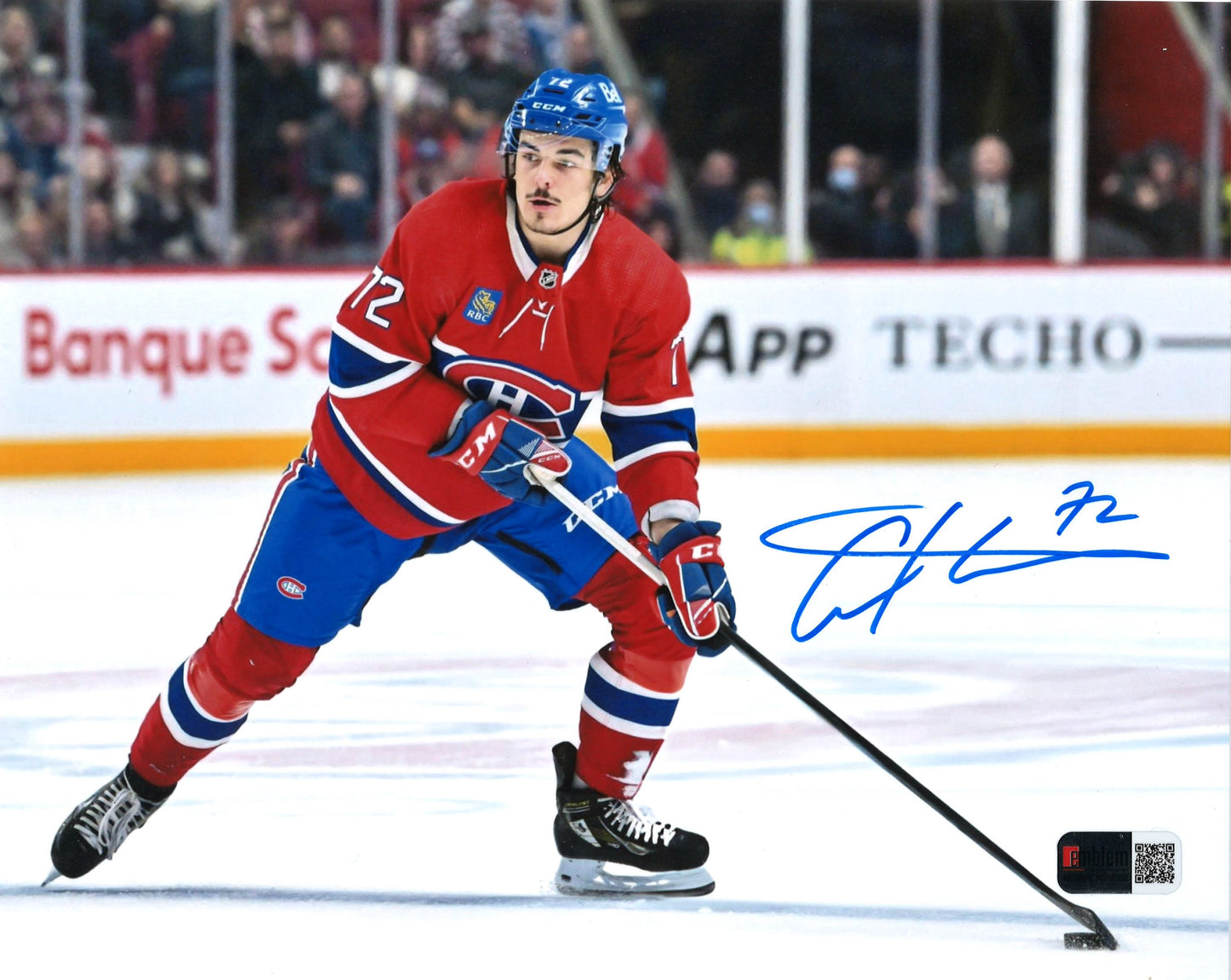 Arber Xhekaj photo 16x20 autographiée Canadiens de Montréal