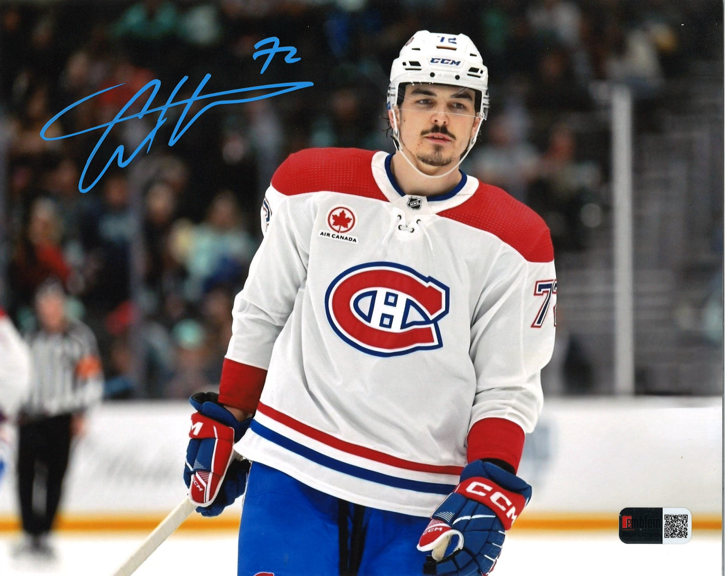 Arber Xhekaj photo 16x20 autographiée Canadiens de Montréal