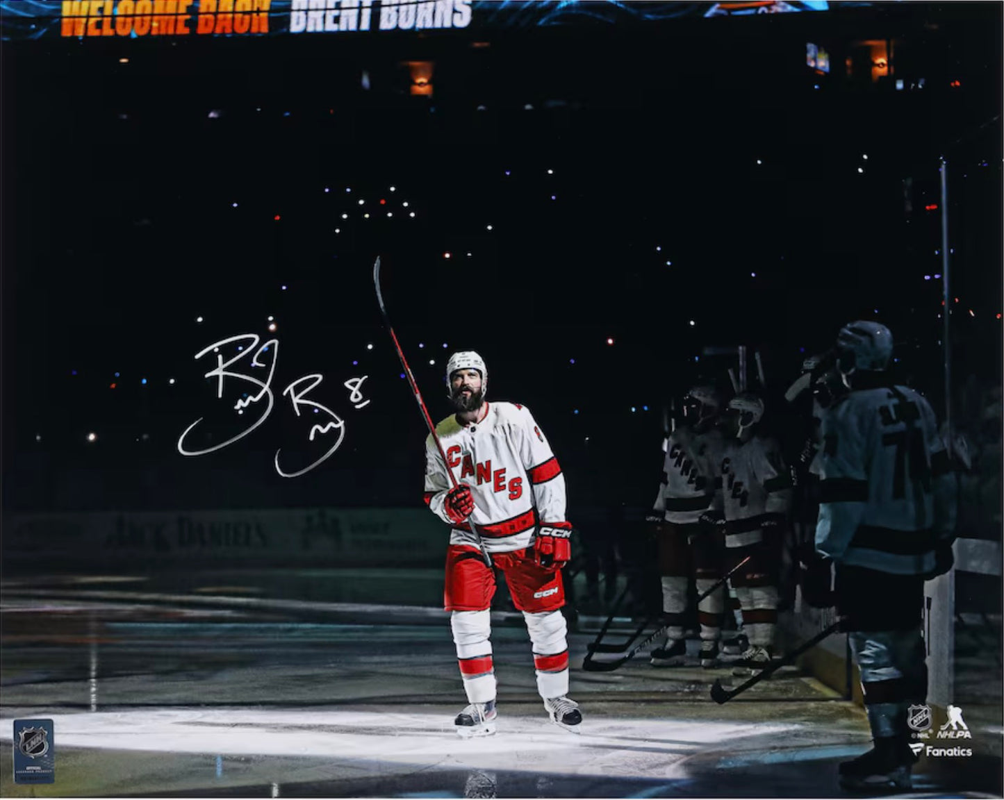 Brent Burns 16x20 autographed and certified by Fanatics