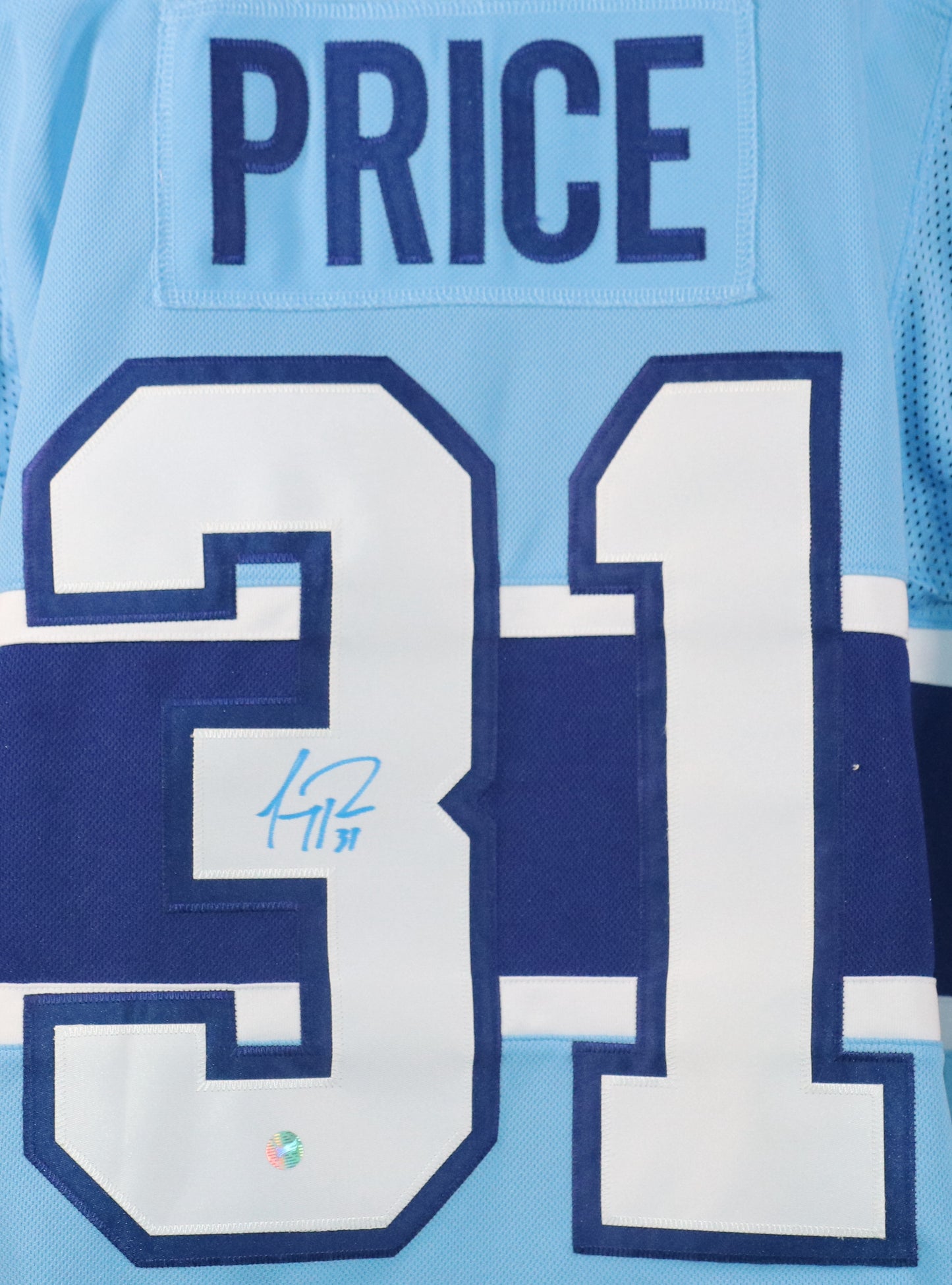 Carey Price Autographed Montreal Canadiens ADIDAS Reverse Retro 2.0 jersey
