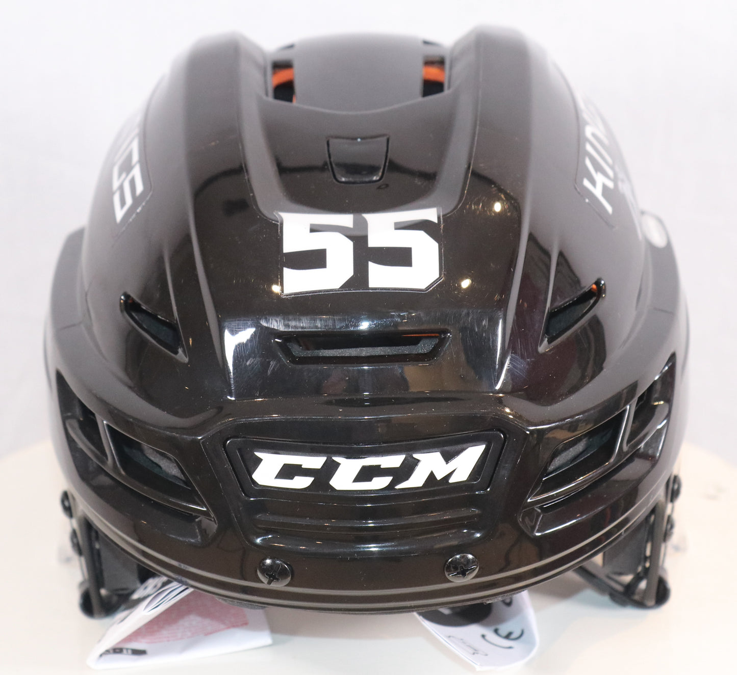 Quinton Byfield casque autographié Kings de Los Angeles Upper Deck Authenticated