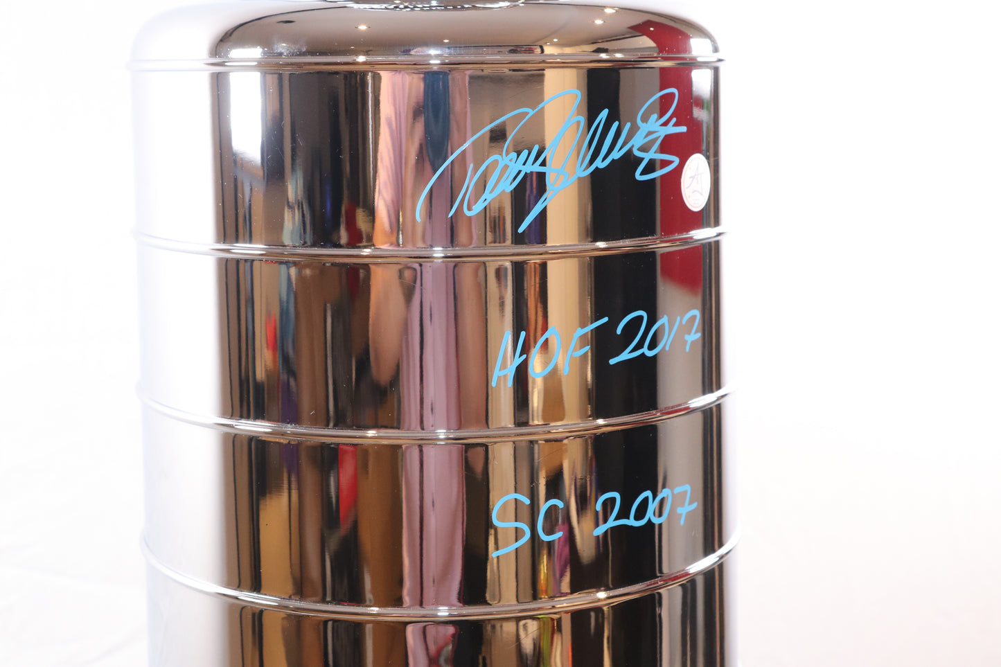 Teemu Selanne Coupe Stanley autographiée avec inscriptions