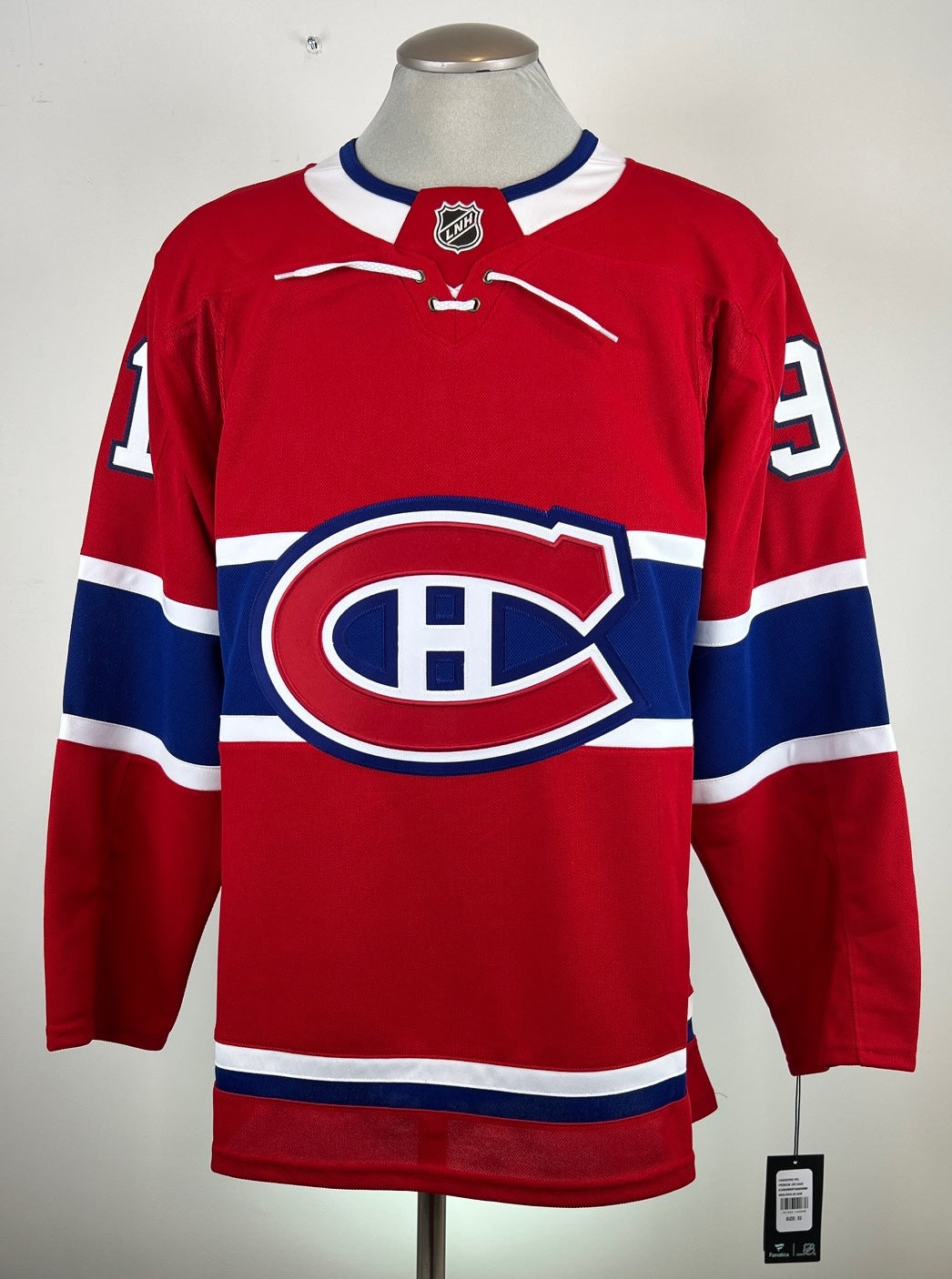 Oliver Kapanen autographed Fanatics Premium jersey with "1st Game 10/10/24" inscription