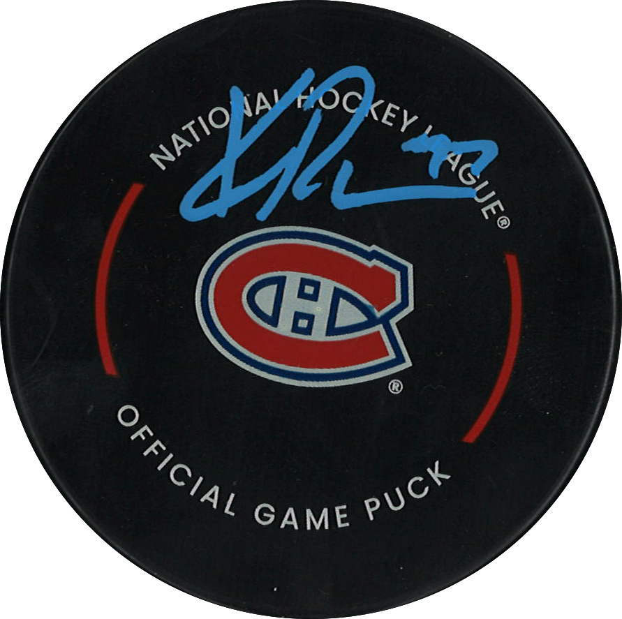 Kirby Dach rondelle Officielle NHL autographiée Canadiens de Montréal