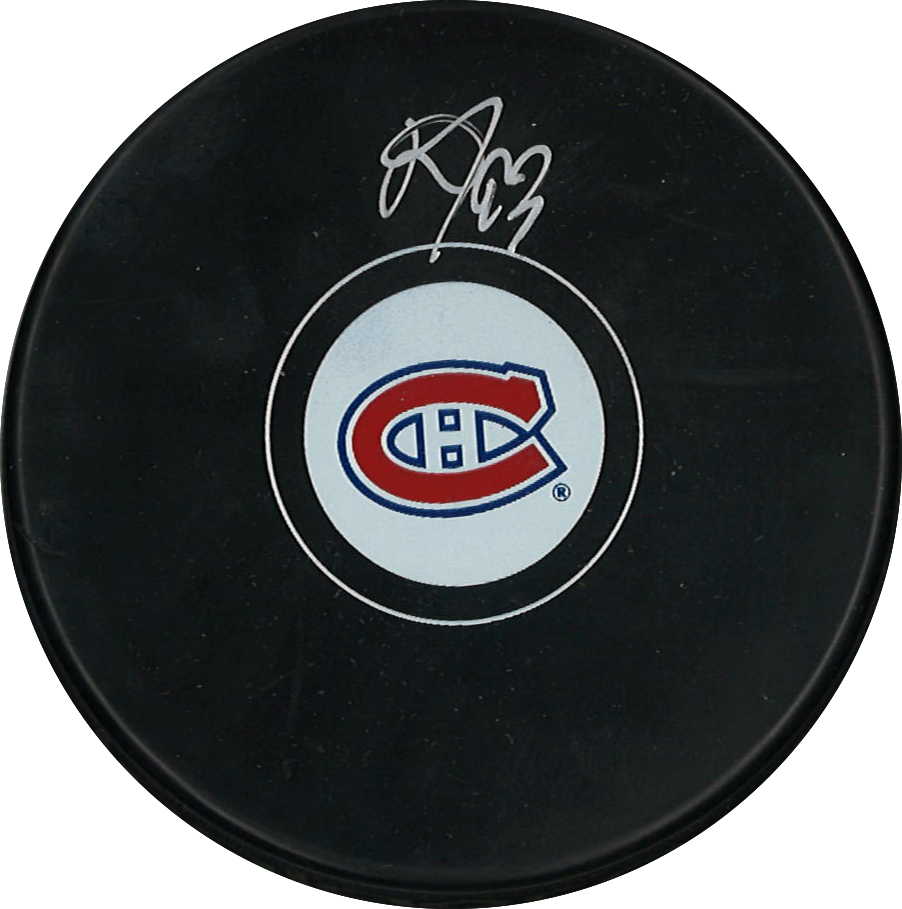 Ivan Demidov rondelle NHL autographiée des Canadiens de Montréal - choix 1ere ronde 2024 (5ième choix au total)