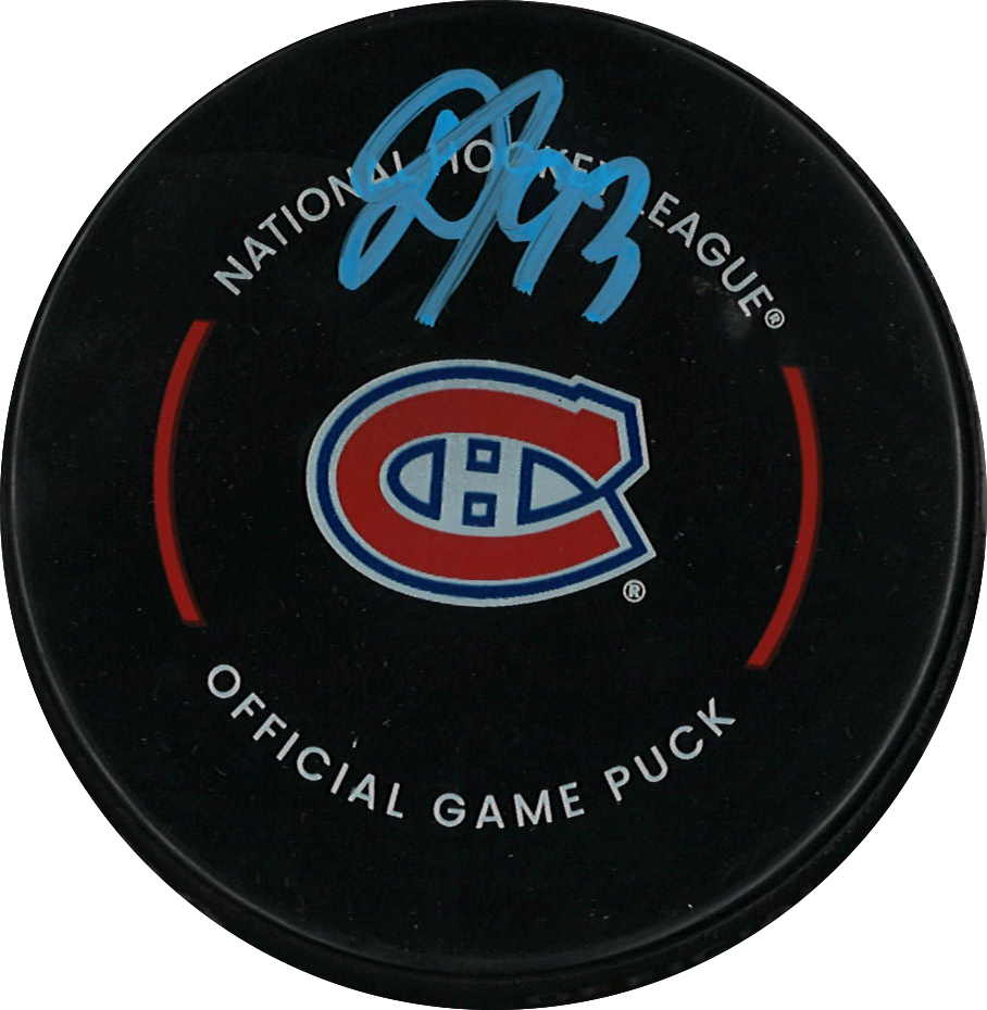 Ivan Demidov Autographed Montreal Canadiens NHL official Puck - 2024 1st Round Pick (5th Overall)