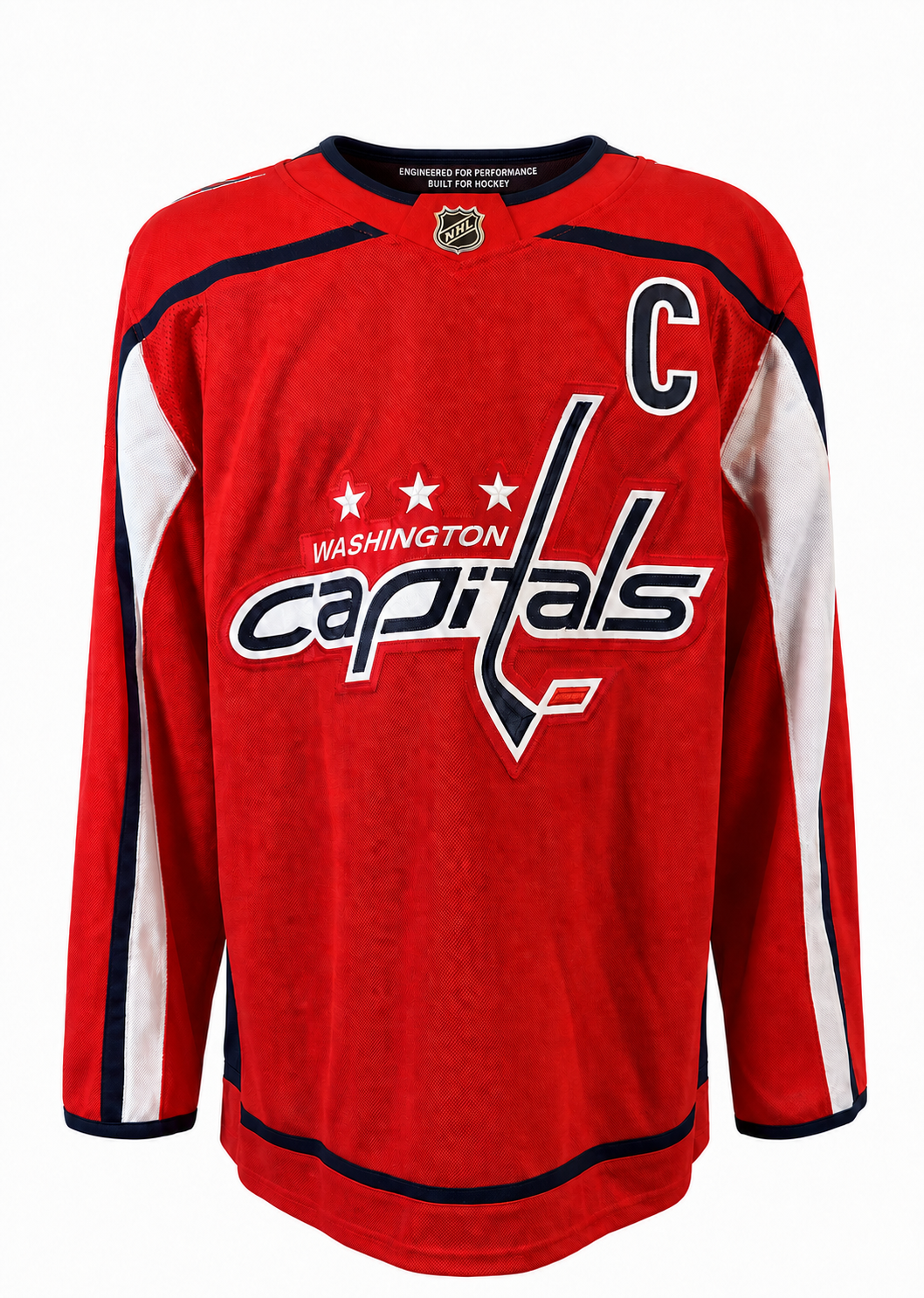 Alexander Ovechkin gilet autographié Capitals de Washington - ROUGE