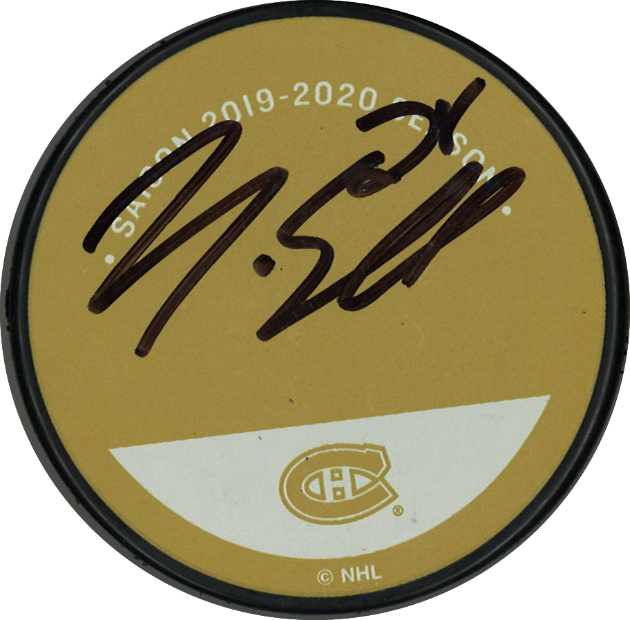 Marco Scandella rondelle autographiée de la Fondation des Canadiens pour l'Enfance