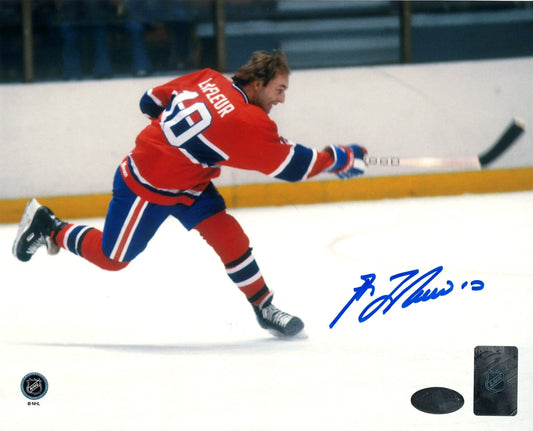 Guy Lafleur photo 8x10 autographiée