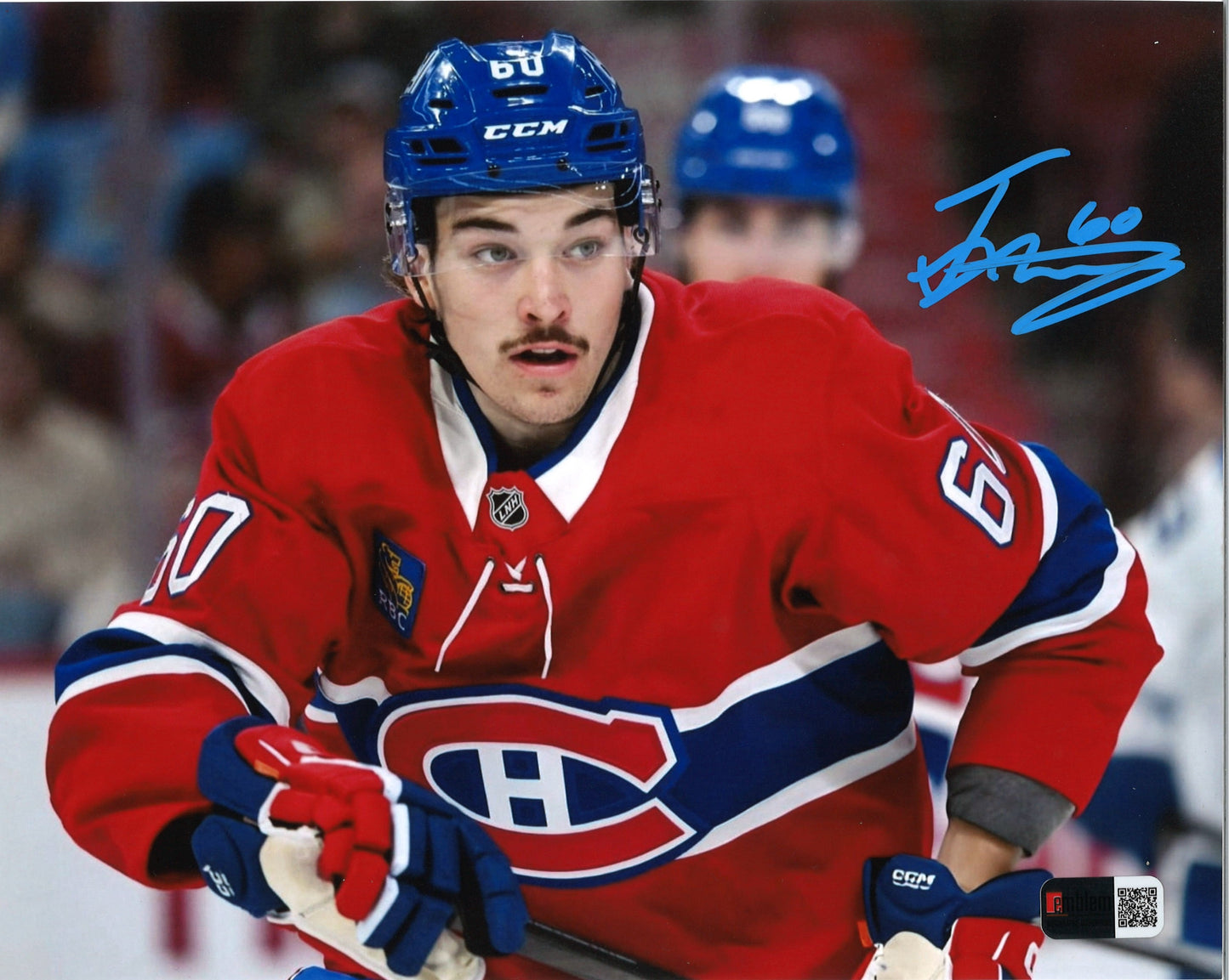 Florian Xhekaj autographed 8x10 photo (3) Montreal Canadiens