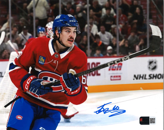 Florian Xhekaj photo 8x10 autographiée (2) Canadiens de Montréal