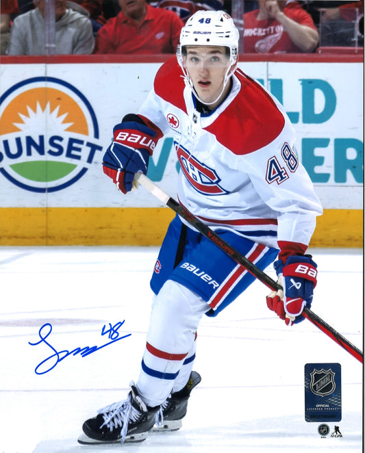 Lane Hutson photo 8x10 autographiée du Canadiens de Montréal