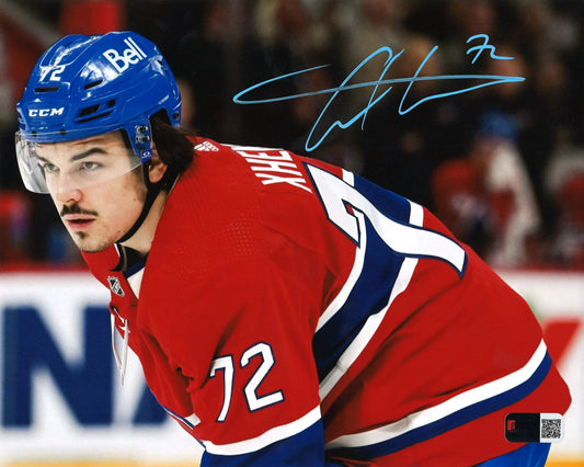 Arber Xhekaj photo 8x10 autographiée (3) Canadiens de Montréal