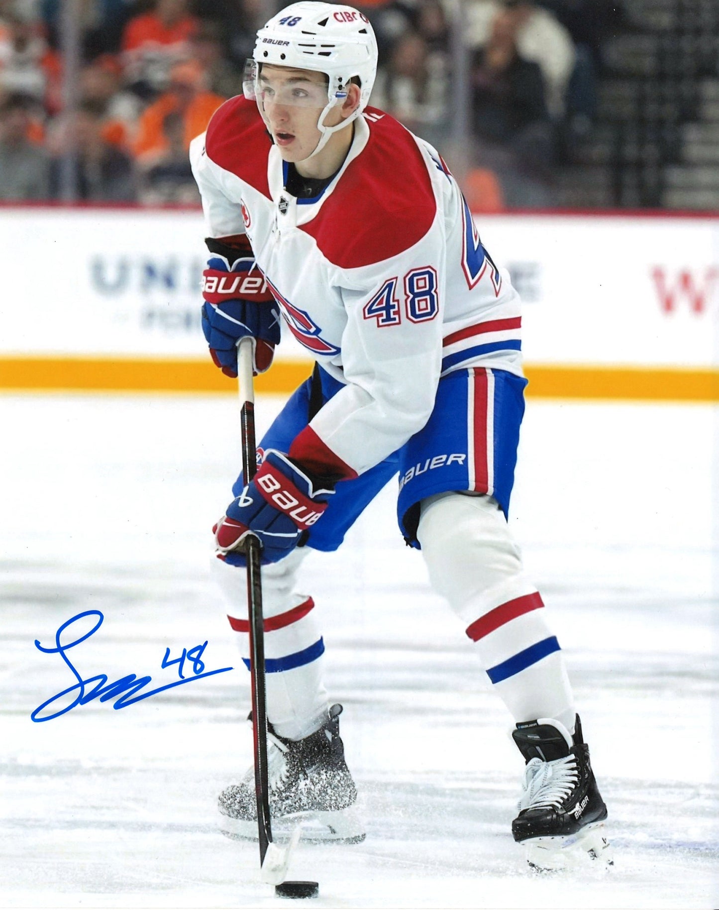 Lane Hutson photo 8x10 autographiée Canadiens de Montréal - Action2