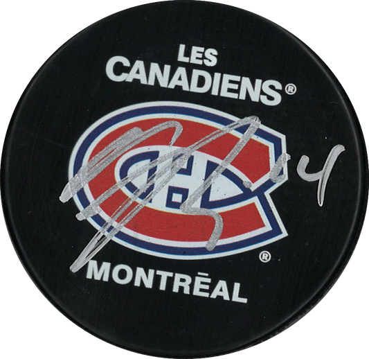 Nick Suzuki rondelle autographiée Canadiens de Montréal Upper Deck Authenticated