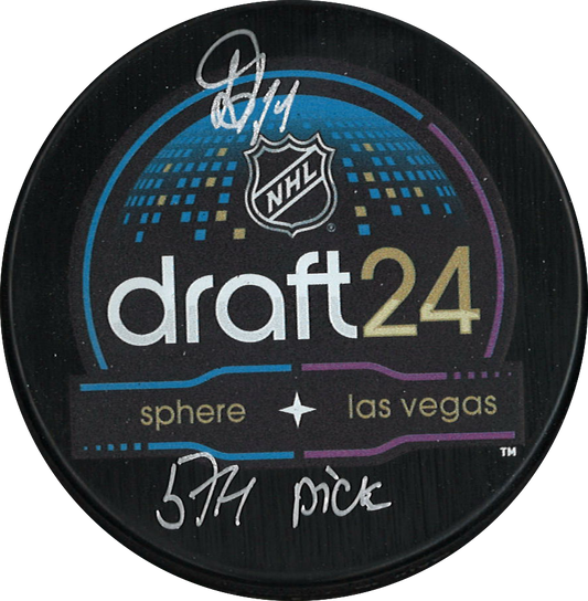 Ivan Demidov Montreal Canadiens Autographed Puck - RARE Autograph