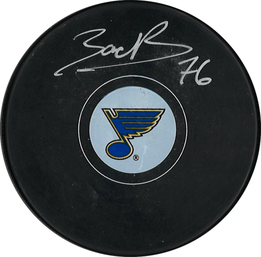 Zachary Bolduc rondelle autographiée Blues de St-Louis