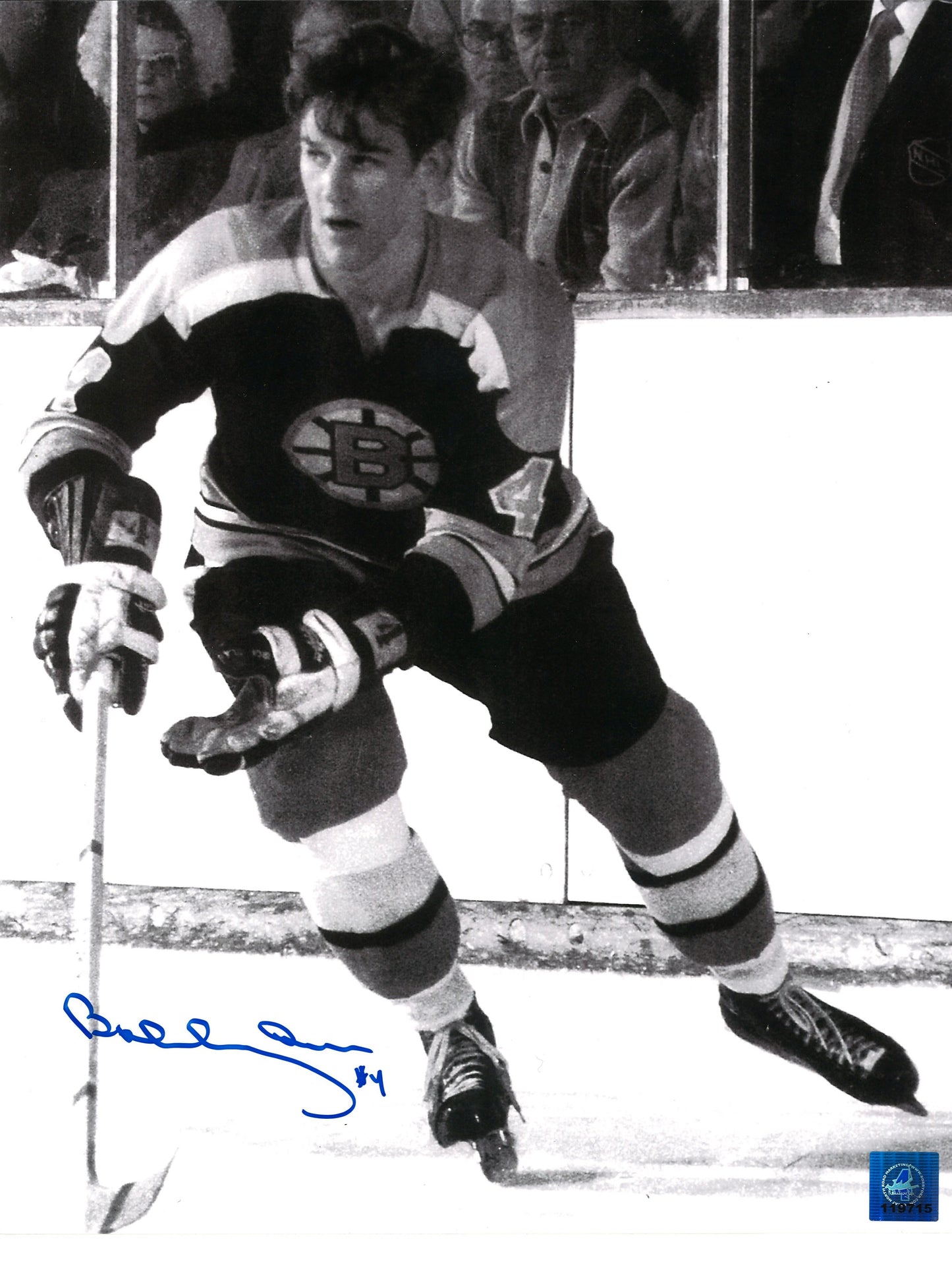 Bobby Orr photo 11x14 autographiée avec certificat d'authenticité (COA)