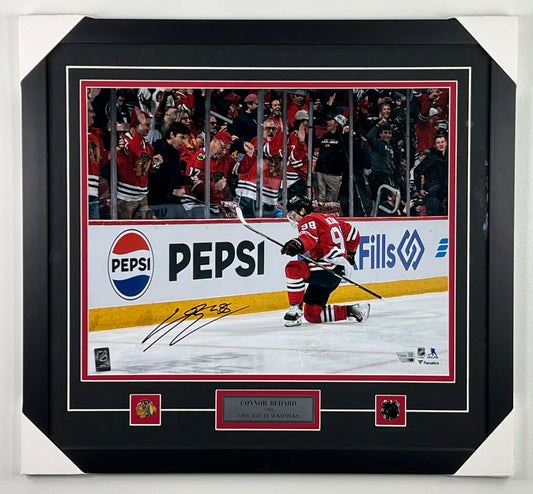 Connor Bedard framed 16x20 photo, certified Fanatics (Chicago Blackhawks)
