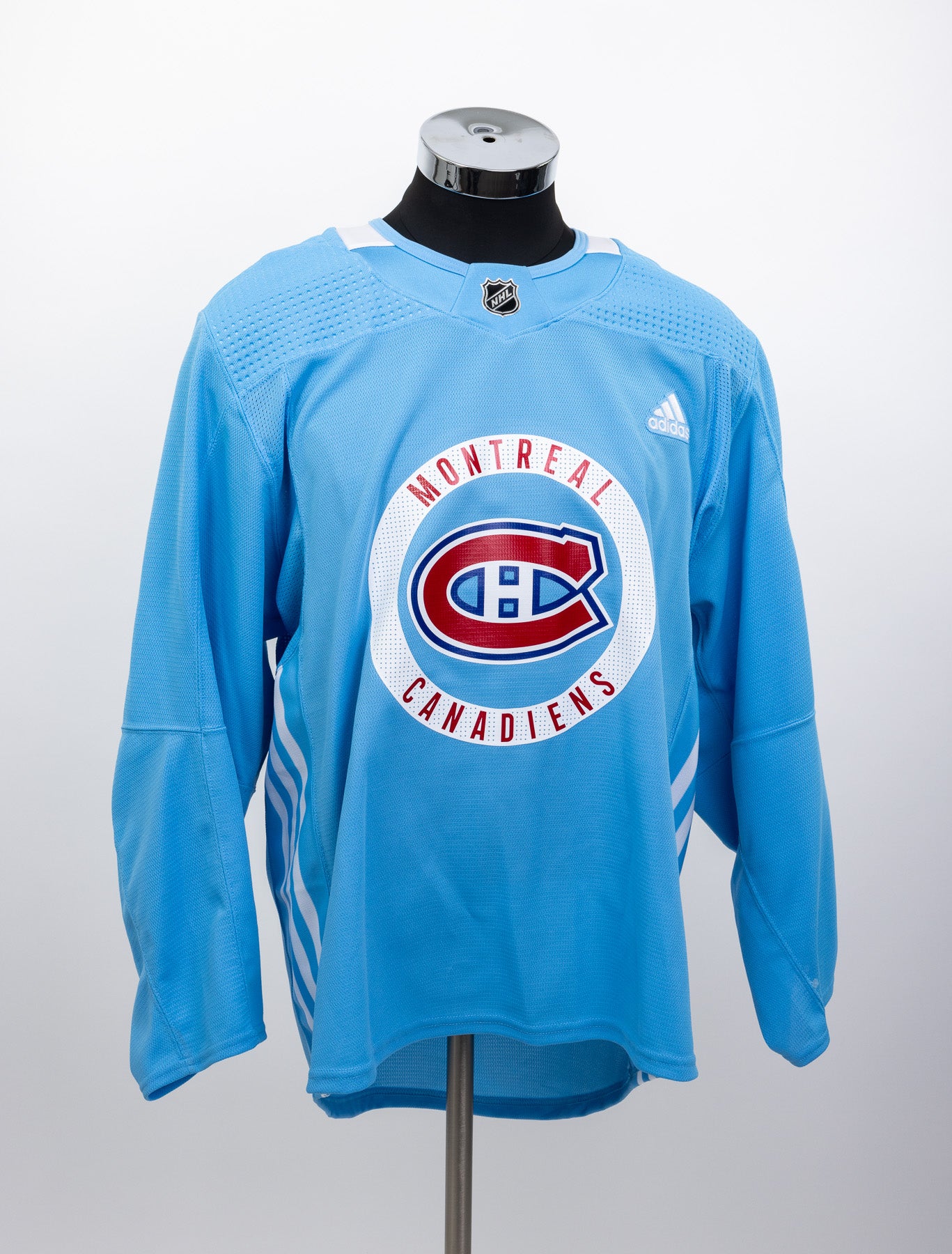 Gilet pratique ADIDAS Canadiens de Montréal Couleur Bleu pâle