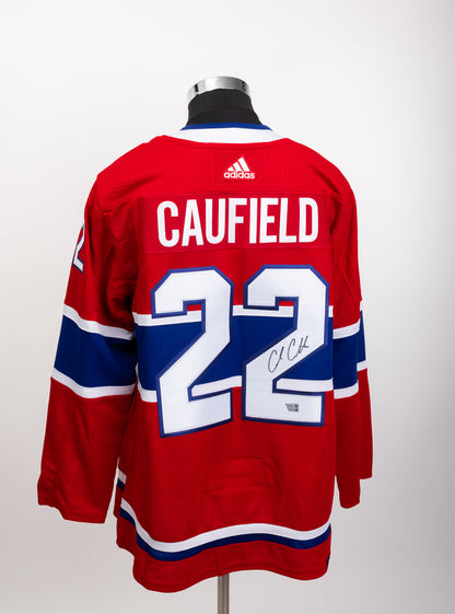 Cole Caufield gilet ADIDAS autographié Canadiens de Montréal