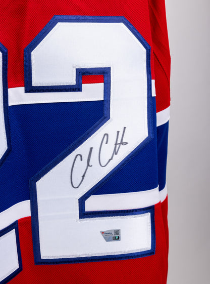 Cole Caufield gilet ADIDAS autographié Canadiens de Montréal