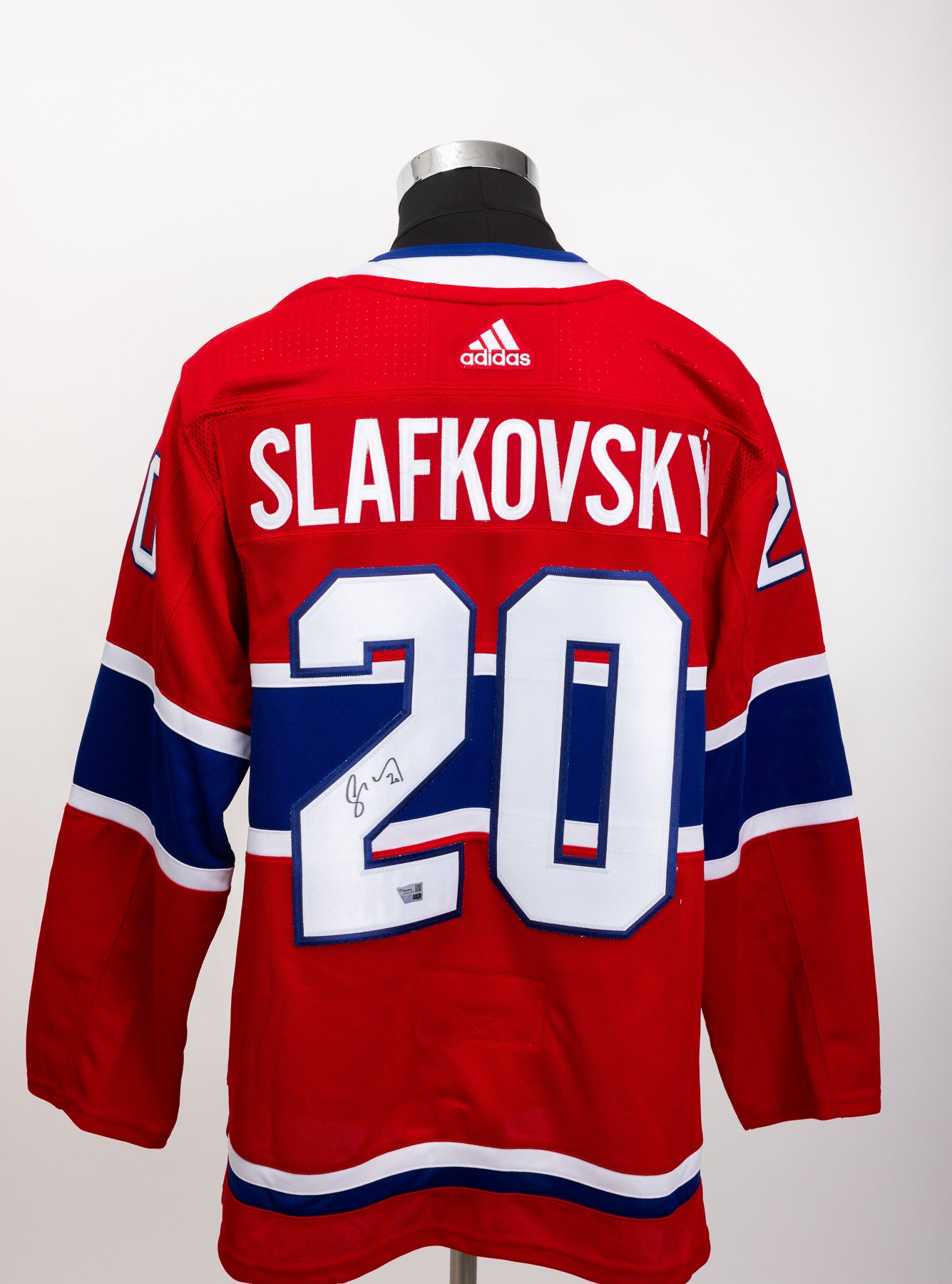 Juraj Slafkovsky gilet ADIDAS autographié Canadiens de Montréal