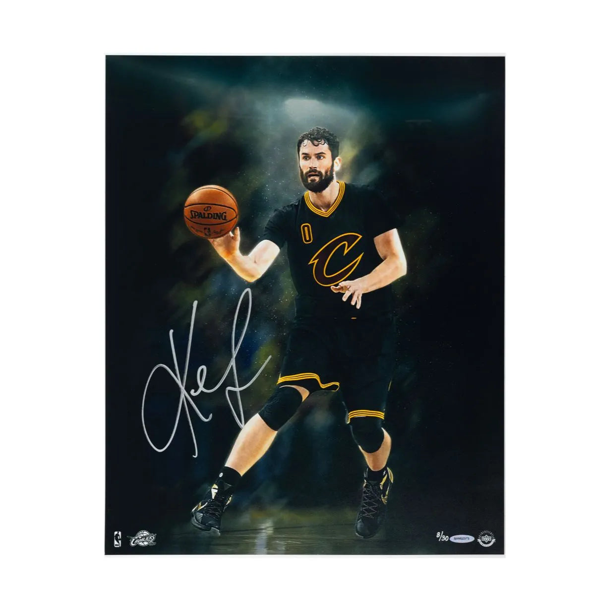 Kevin Love photo autographiée #/30 Cavaliers de Cleveland