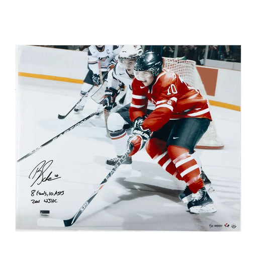 Brayden Schenn photo autographiée Team Canada