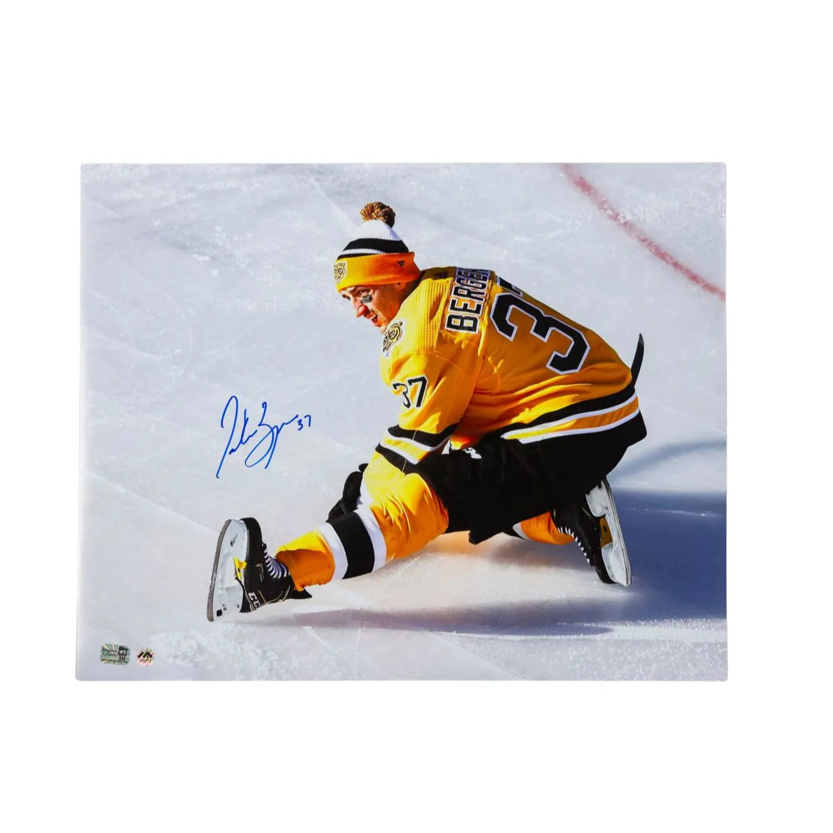 Patrice Bergeron photo autographiée Classique Hivernale