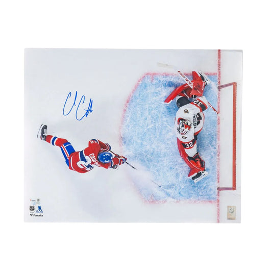 Cole Caufield photo autographiée Premier But NHL