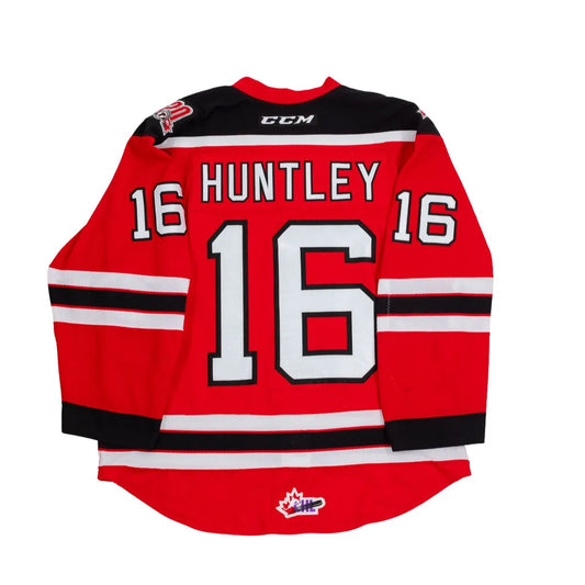 Christian Huntley gilet Remparts de Québec utilisé saison 2017-2018