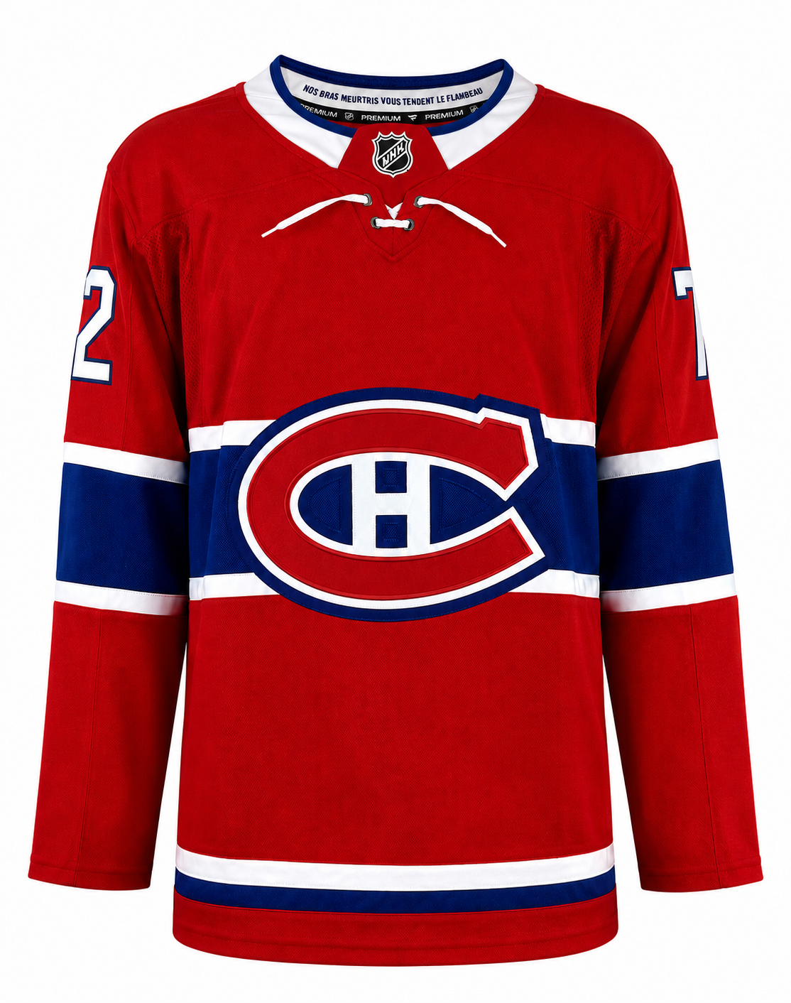 Arber Xhekaj gilet Fanatics Premium autographié des Canadiens de Montréal avec plusieurs inscriptionss