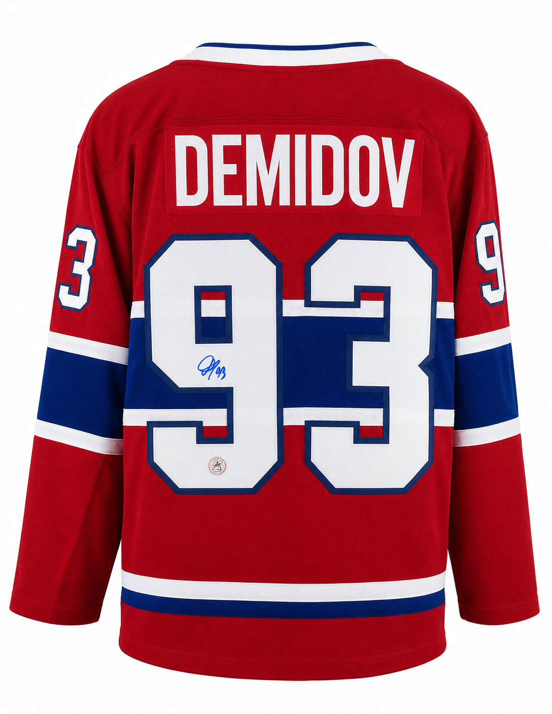 Ivan Demidov autographed and certified Fanatic Breakaway jersey