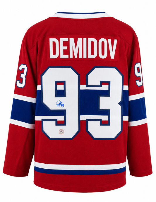 Ivan Demidov gilet Fanatics BREAKAWAY autographié et certifié