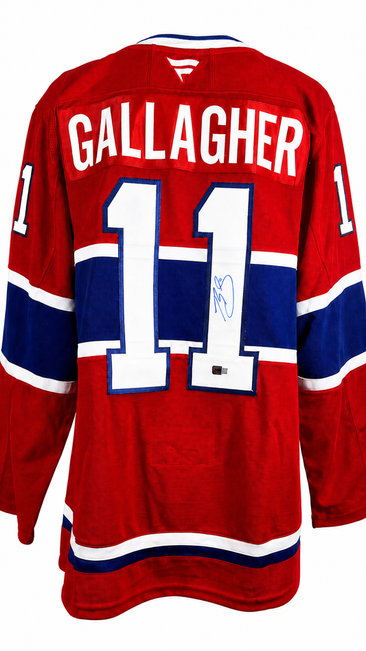 Brendan Gallagher gilet Fanatics Premium autographié