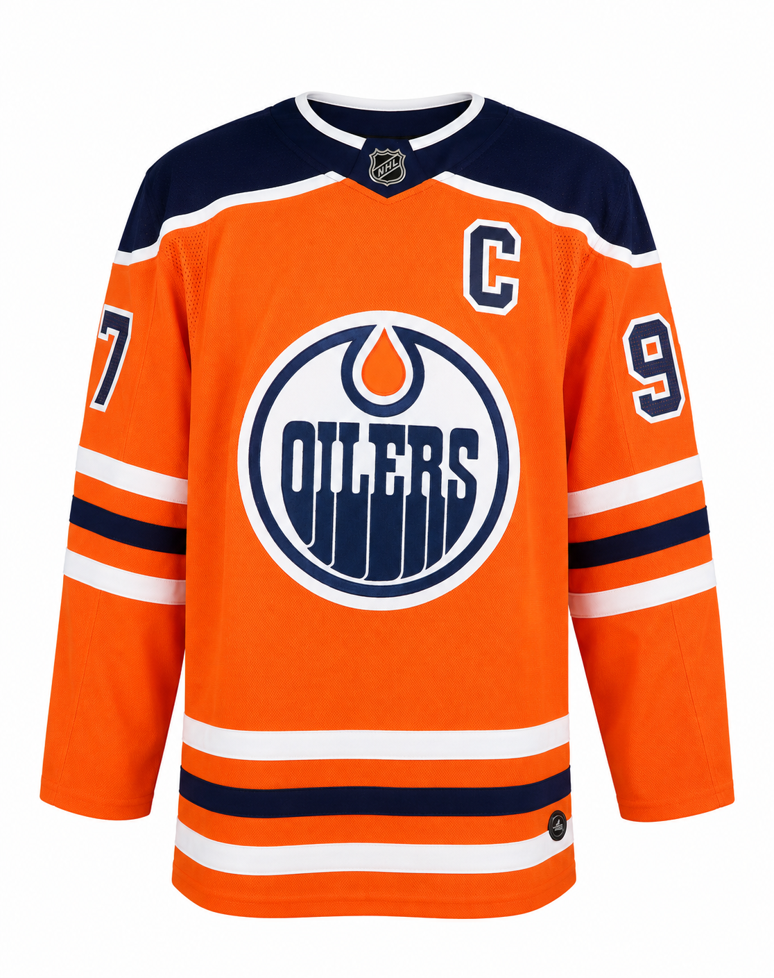 Connor McDavid Edmonton Oilers jersey autographed and authenticated Upper Deck Authenticated