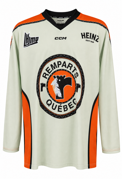 Charles-Antoine Dube Quebec Remparts game-used jersey (First Nations game)