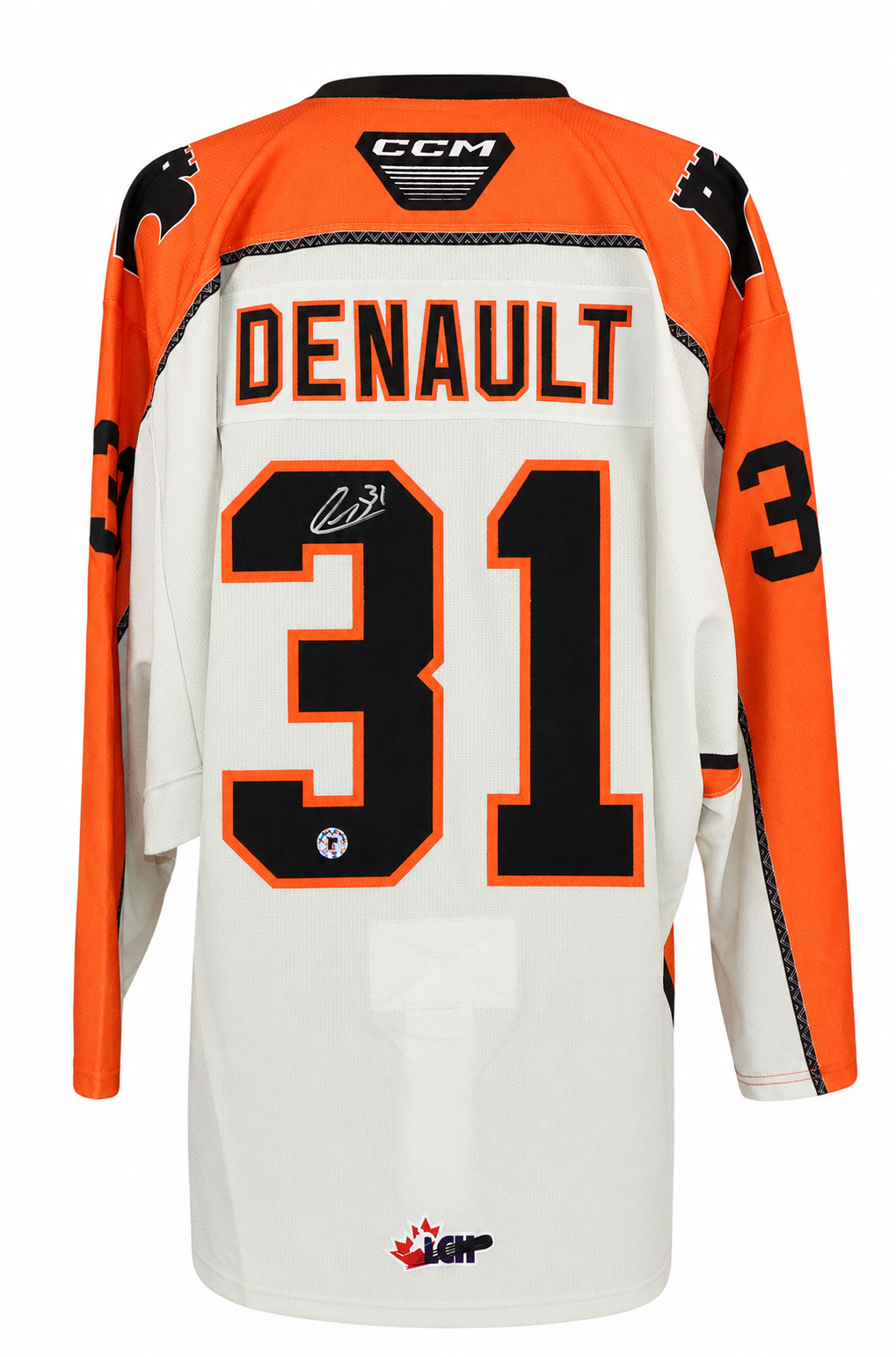 Louis-Antoine Denault Quebec Remparts game-used and autographed jersey (First Nations game)
