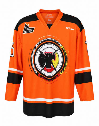 Zachary Bolduc autographed Quebec Remparts game-used jersey (First Nations game)