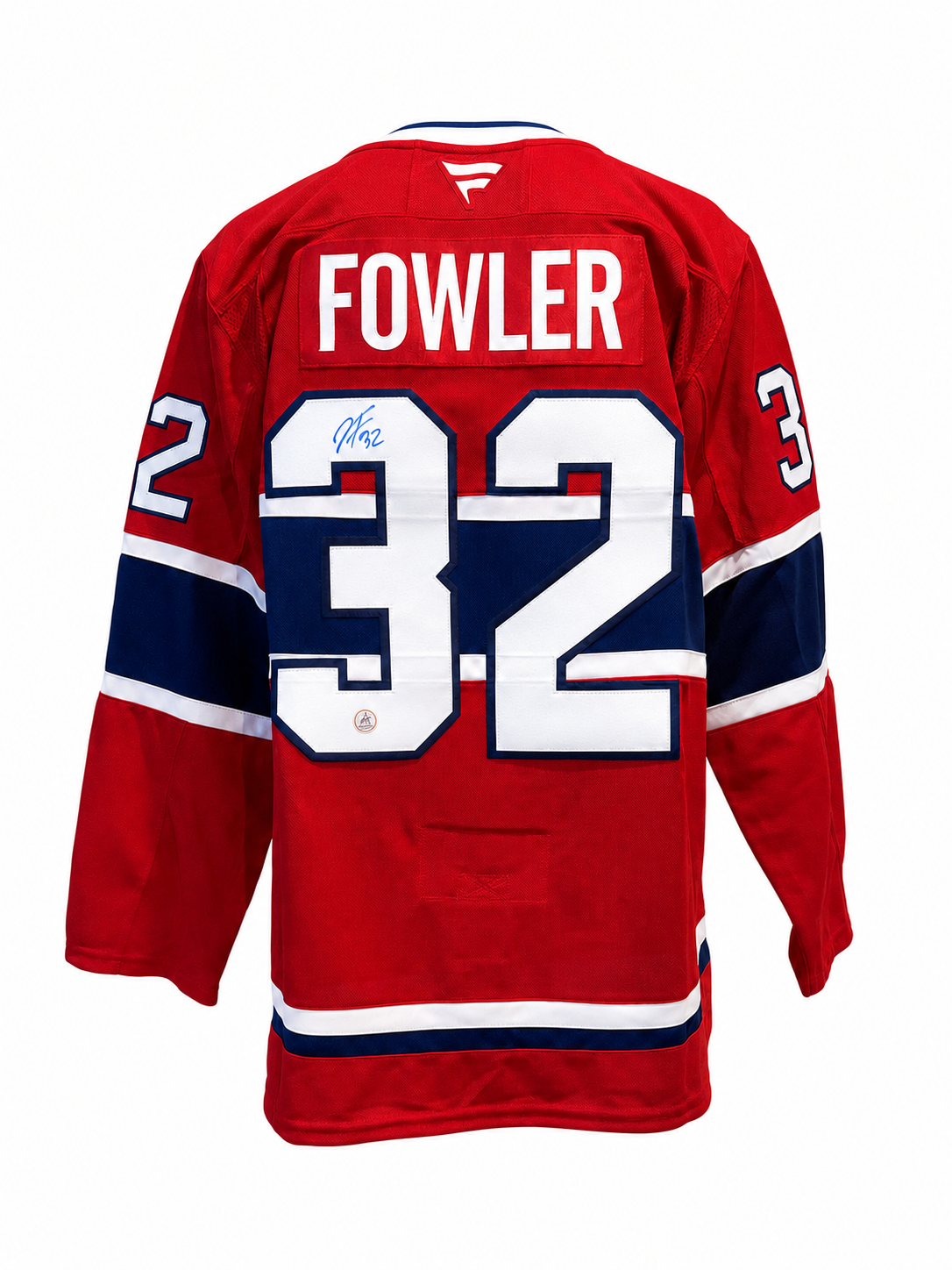 Jacob Fowler autographed Montreal Canadiens Fanatics Premium jersey