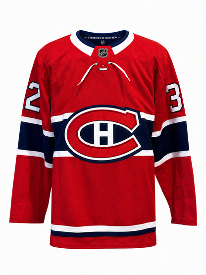 Jacob Fowler autographed Montreal Canadiens Fanatics Premium jersey