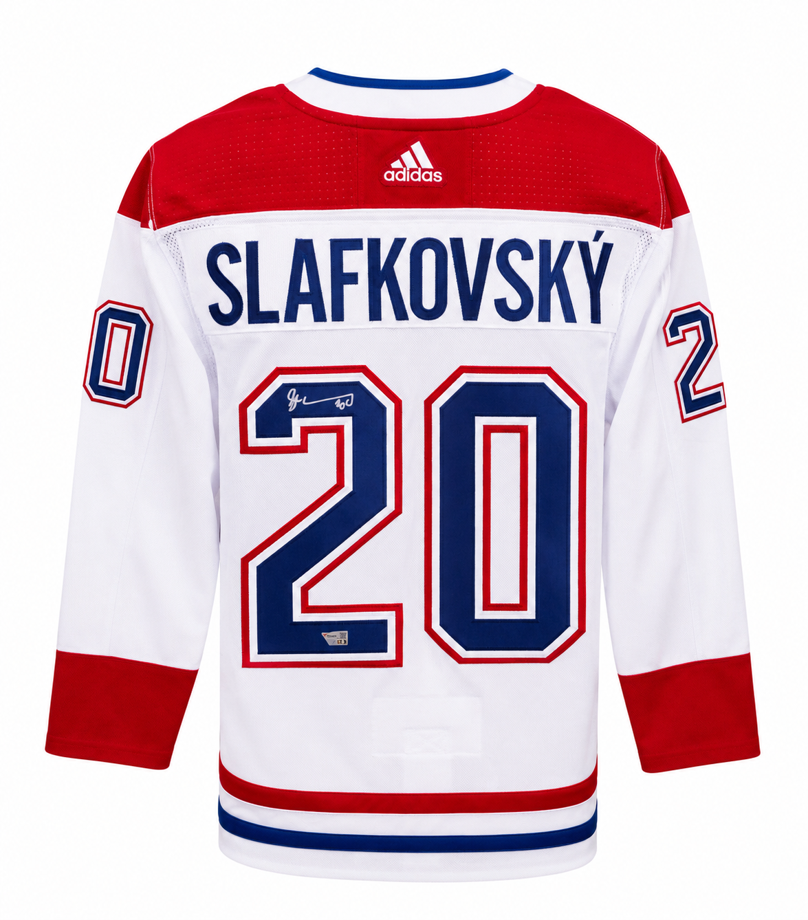 Juraj Slafkovsky autographed ADIDAS jersey Montreal Canadiens
