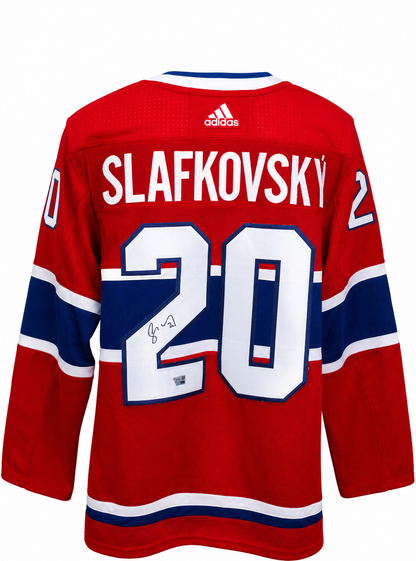 Juraj Slafkovsky autographed ADIDAS jersey Montreal Canadiens