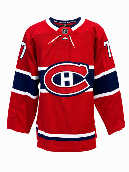 Kirby Dach autographed ADIDAS authentic jersey from the Montreal Canadiens