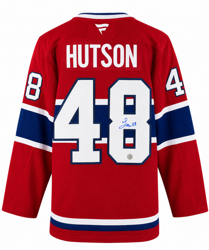 Lane Hutson gilet Fanatics Premium autographié et certifié
