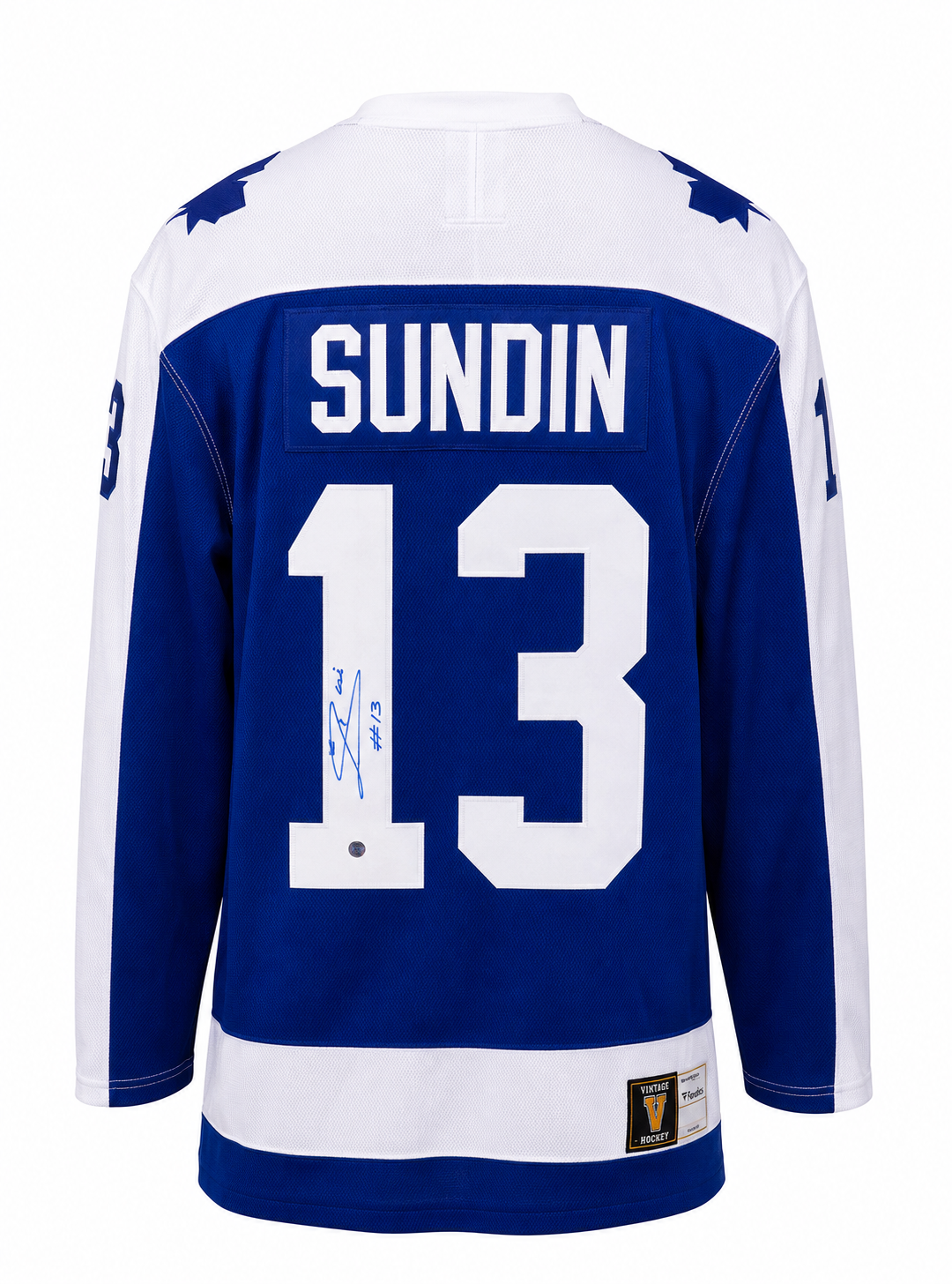 Mats Sundin Fanatics Autographed HOF 12 Toronto Maple Leafs Jersey