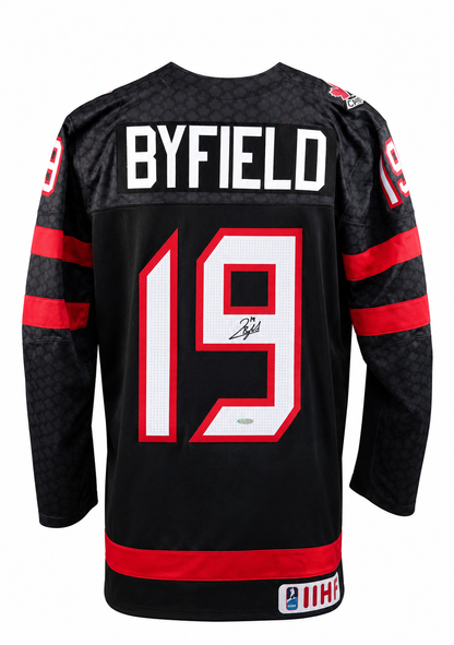 Quinton Byfield UDA Certified Autographed Team Canada Jersey
