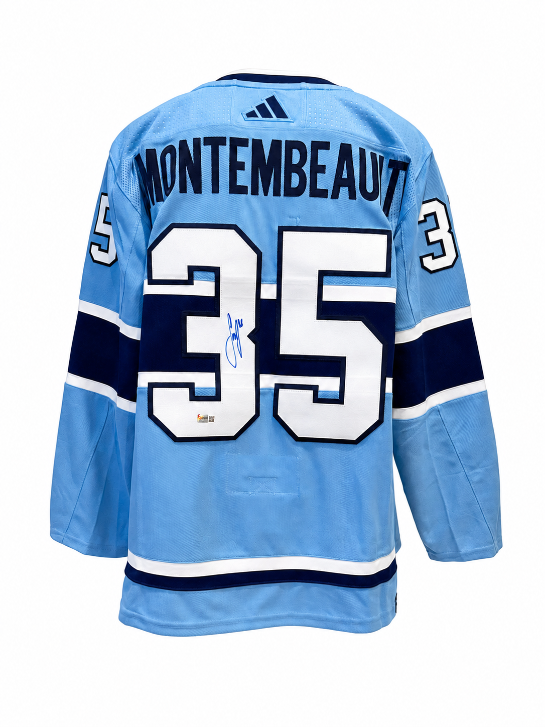 Samuel Montembeault autographed Adidas Reverse Retro 2.0 jersey