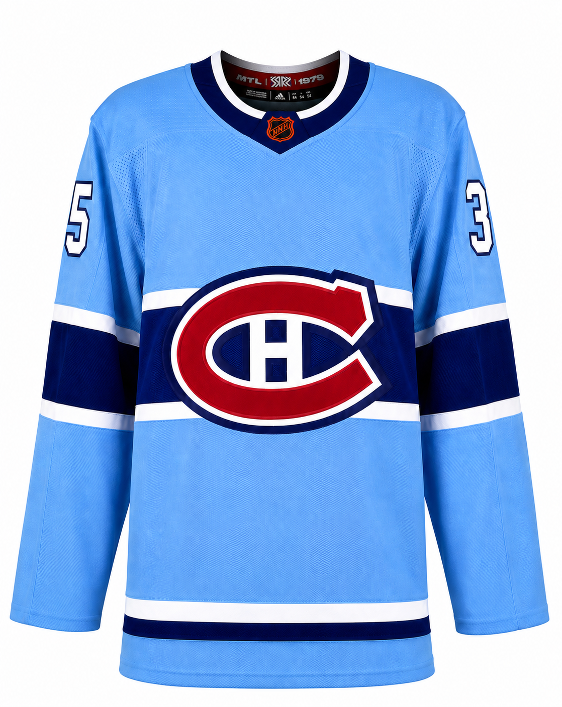 Samuel Montembeault autographed Adidas Reverse Retro 2.0 jersey